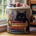 Canasto de ropa acolchado — Gato