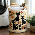 Canasto de ropa acolchado — Gato II