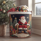 Canasto de ropa acolchado — Navidad II