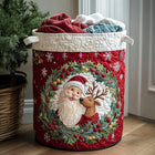 Canasto de ropa acolchado — Navidad II