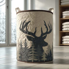 Canasto de ropa acolchado — Ciervo
