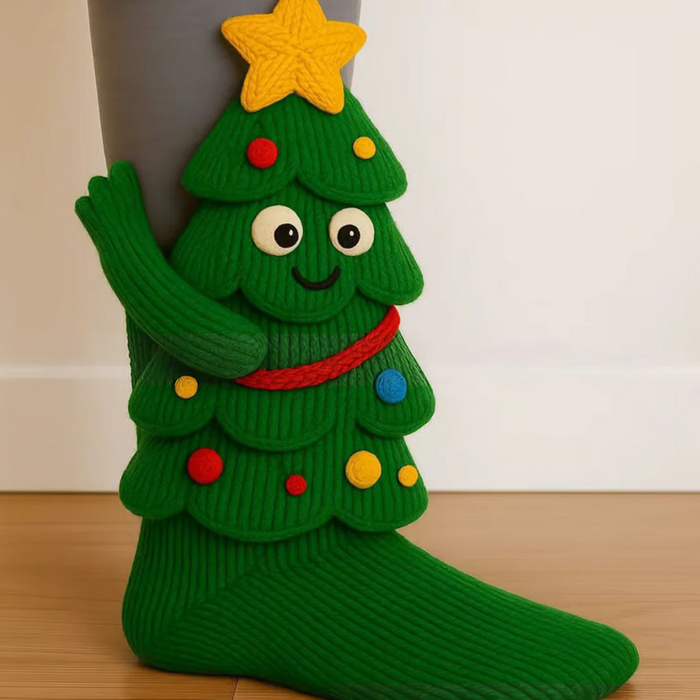Medias de arbolito de Navidad