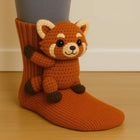 Medias de panda rojo