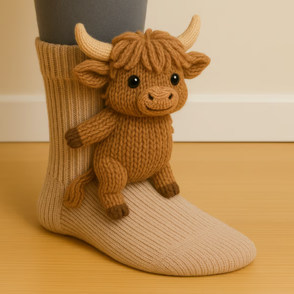 Medias de vaca escocesa