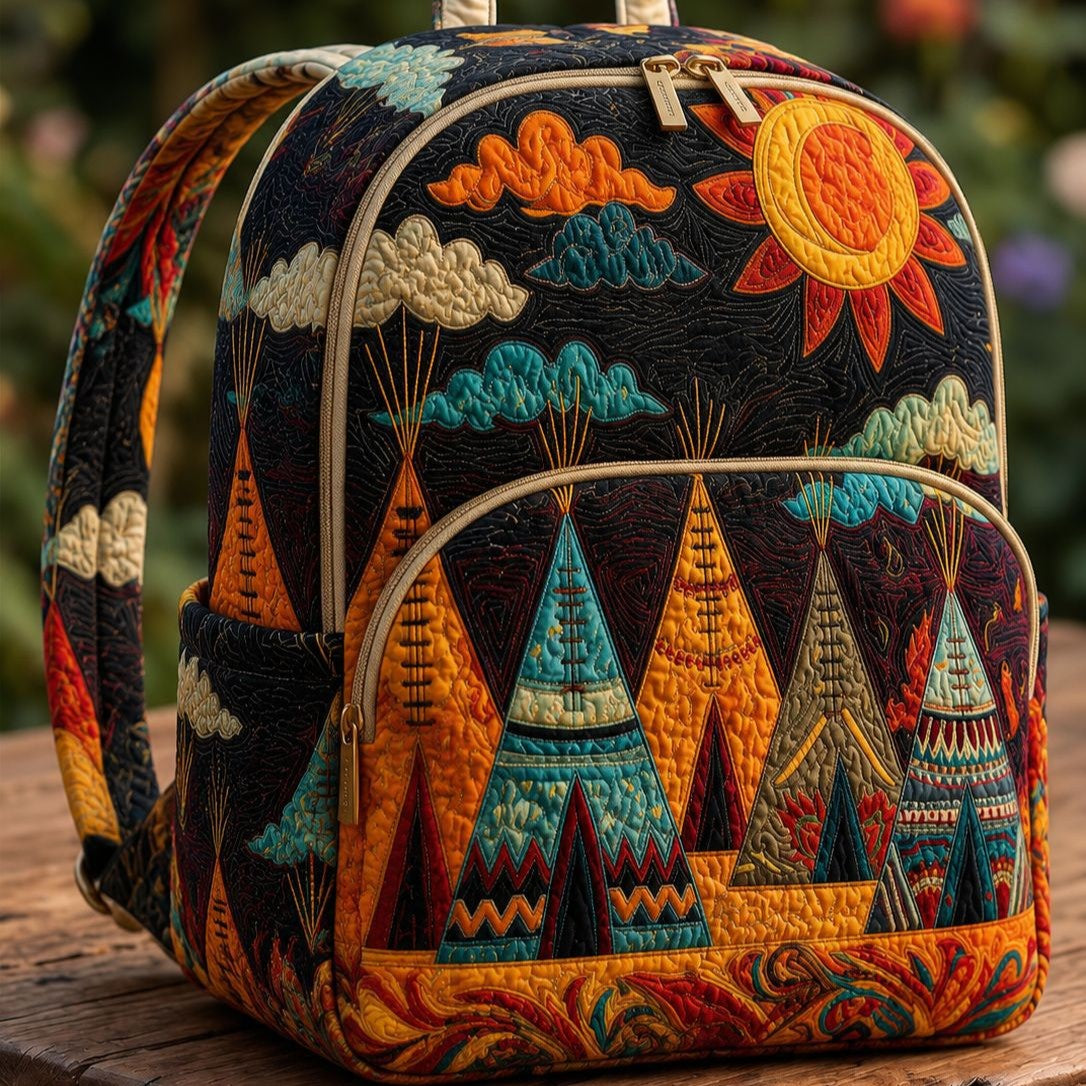 Mochila acolchada — Tipis Boho y Sol