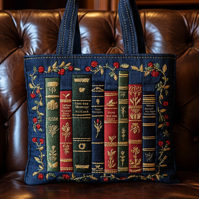 Bolso tote acolchado — Amantes de los Libros