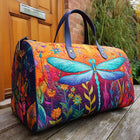Bolso duffle acolchado — Libélula en Jardín de Colores