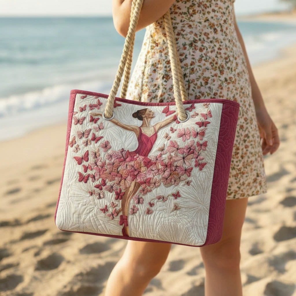 Bolso de playa artesanal — Bailarina