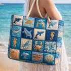 Bolso de playa artesanal — Criaturas del Mar II
