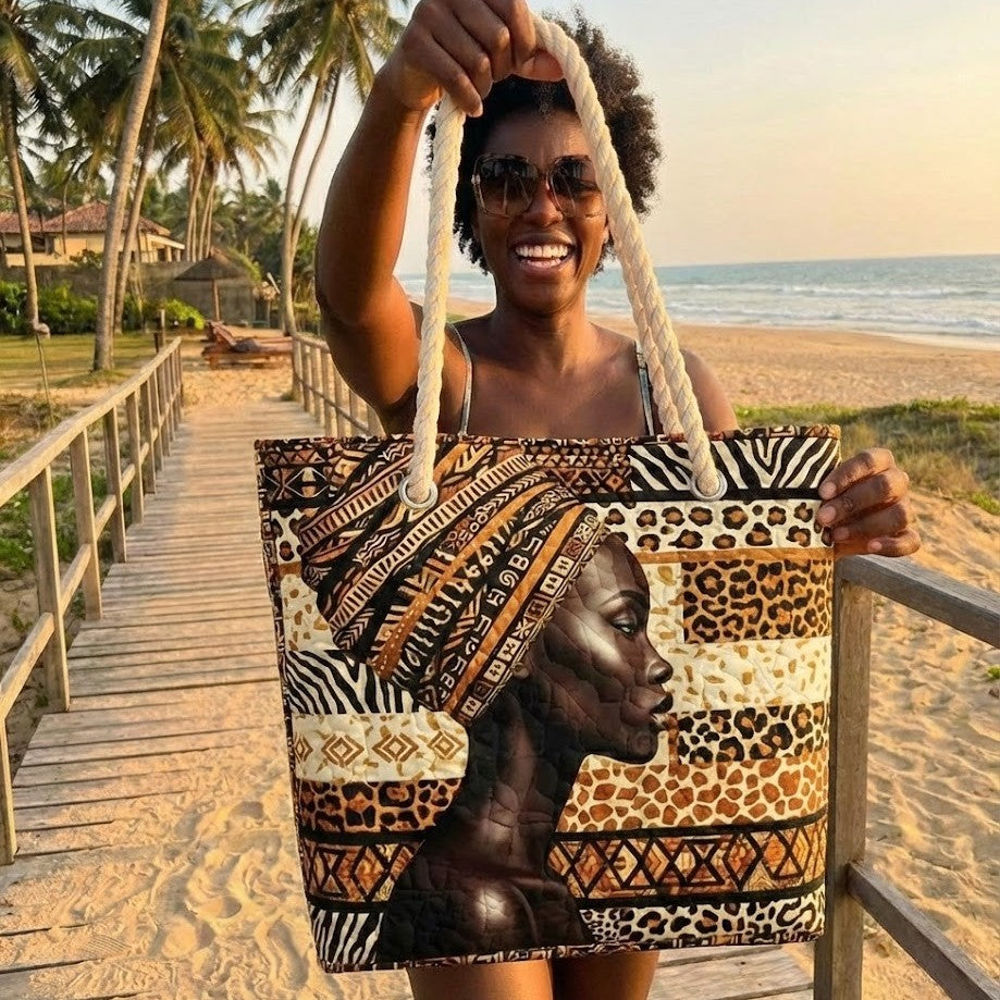 Bolso de playa artesanal — Reina de Melanina
