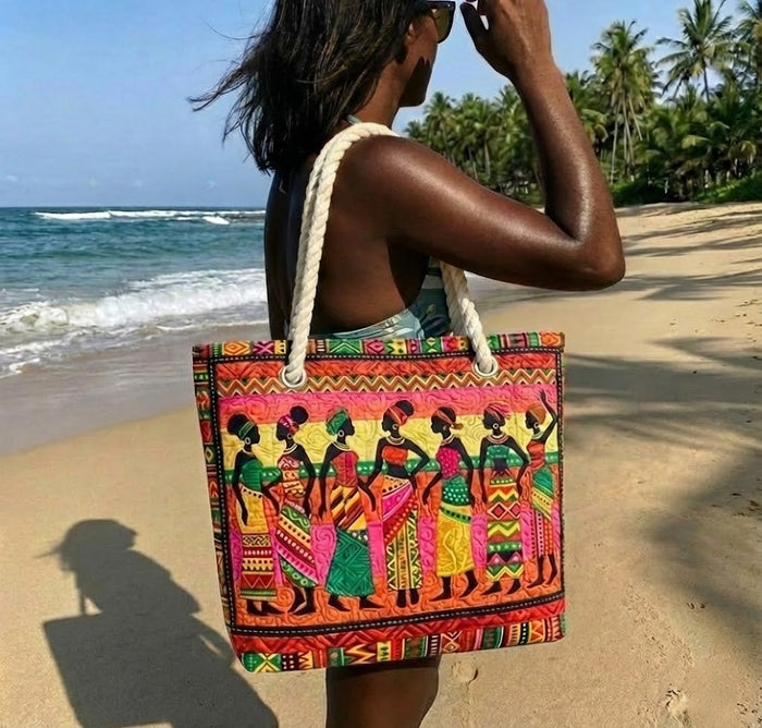 Bolso de playa artesanal — Reinas de Melanina