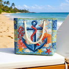 Bolso de playa artesanal — Ancla Marina