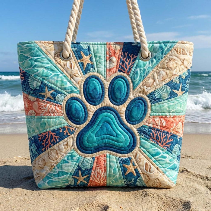 Bolso de playa artesanal — Estampa Étnica
