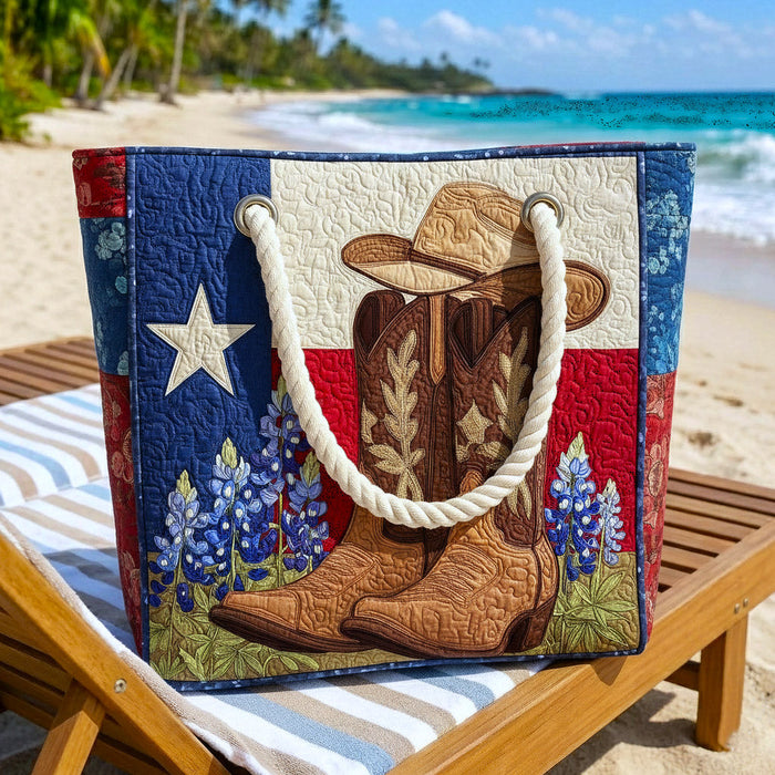 Bolso de playa artesanal — Orgullo Texano