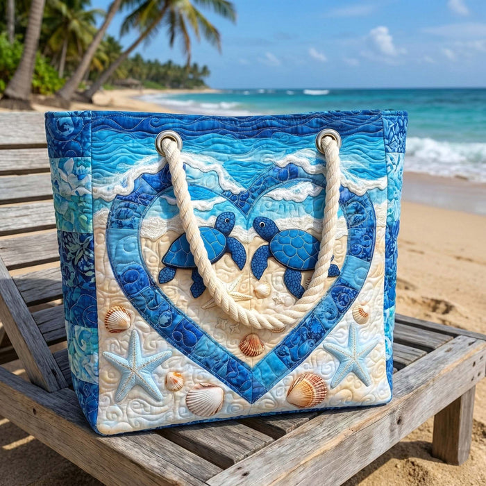 Bolso de playa artesanal — Calma de Tortugas Marinas