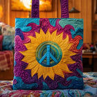 Bolso tote acolchado — Girasol Hippie