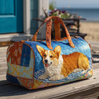 Bolso duffle acolchado — Corgi sobre Retazos
