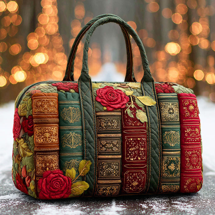 Bolso duffle acolchado — Libros y Rosas