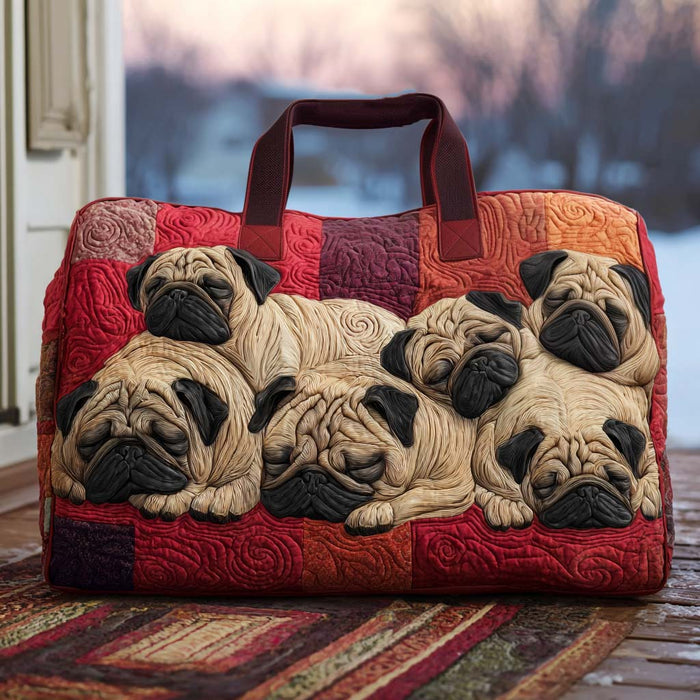 Bolso duffle acolchado — Pugs Dormidos