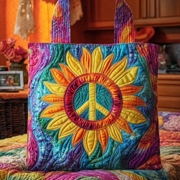 Bolso tote acolchado — Girasol Campestre
