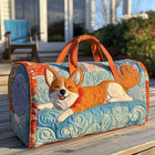 Bolso duffle acolchado — Corgi Descansando