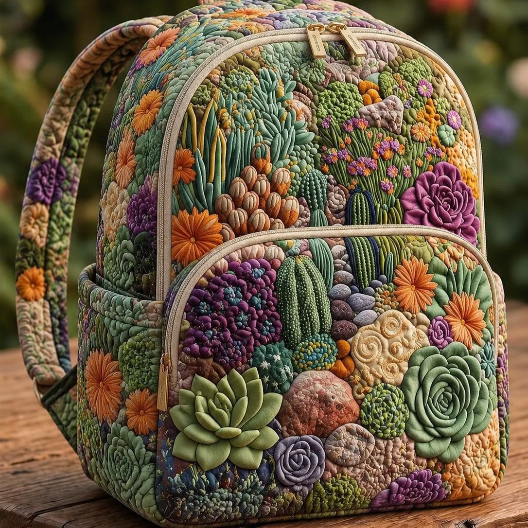 Mochila acolchada — Suculentas y Cactus