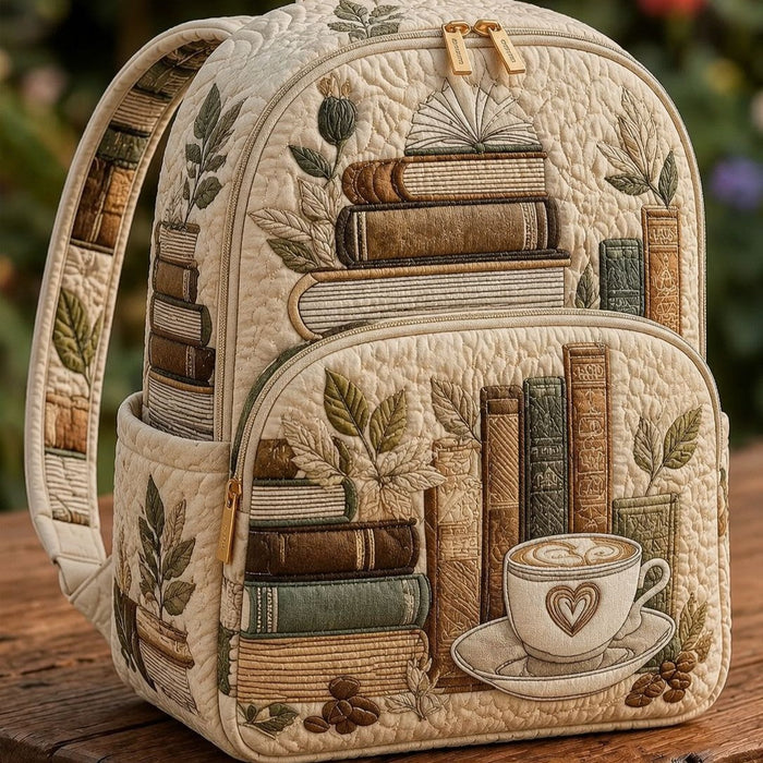 Mochila acolchada — Libros y Café