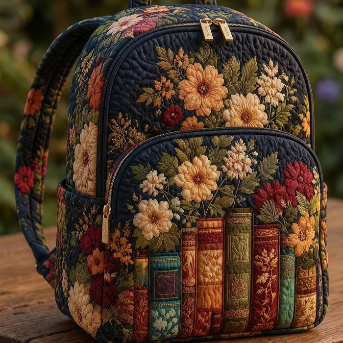 Mochila acolchada — Libros Antiguos y Flores Oscuras