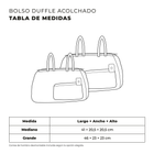 Bolso duffle acolchado — Cavalier con Astas en Paneles