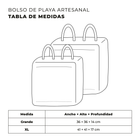 Bolso de playa artesanal — Orgullo Texano