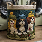 Canasto de ropa acolchado — King Charles Abrigado