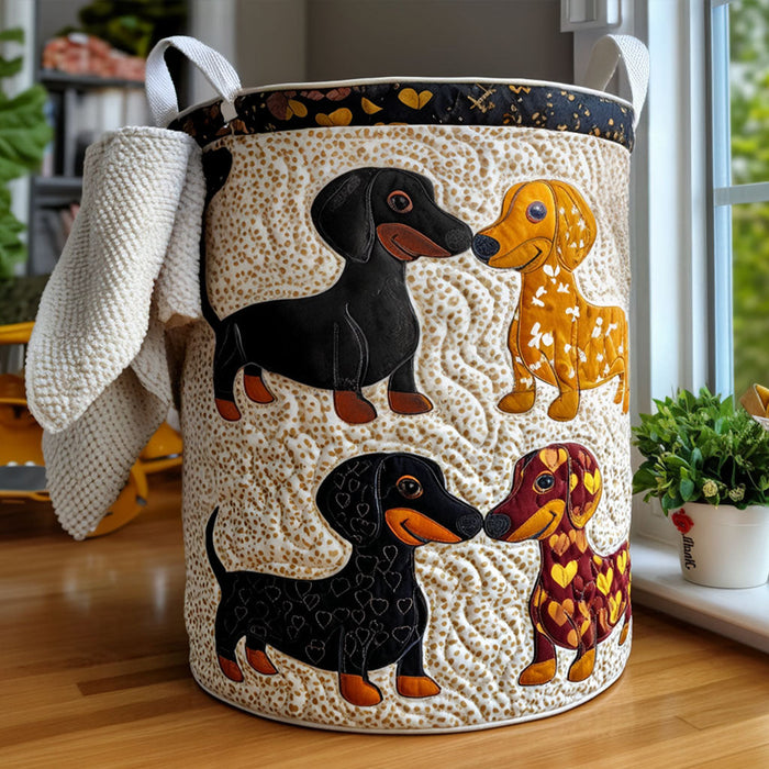 Canasto de ropa acolchado — Largo y Adorable