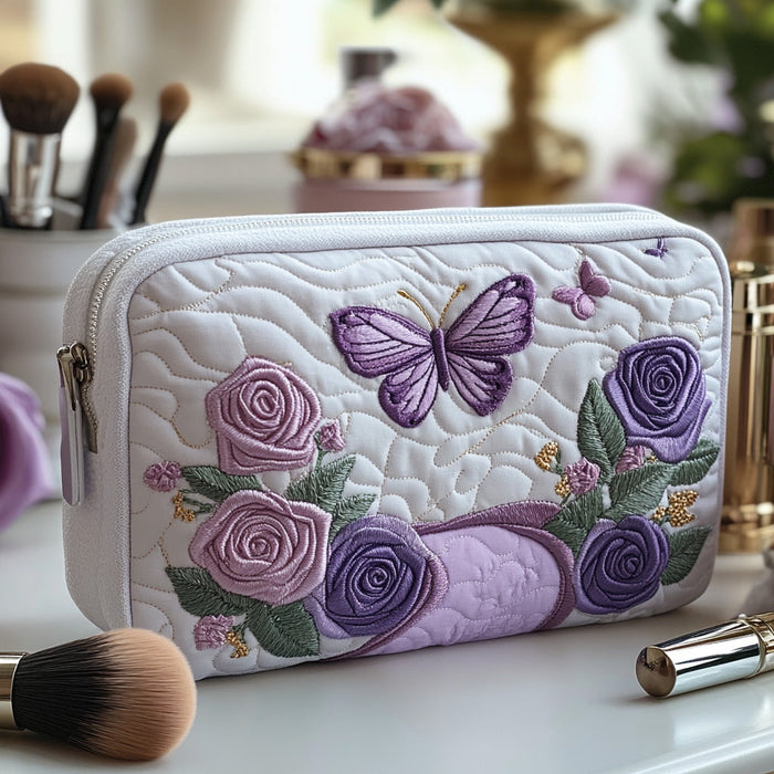 Neceser acolchado — Elegancia Violeta
