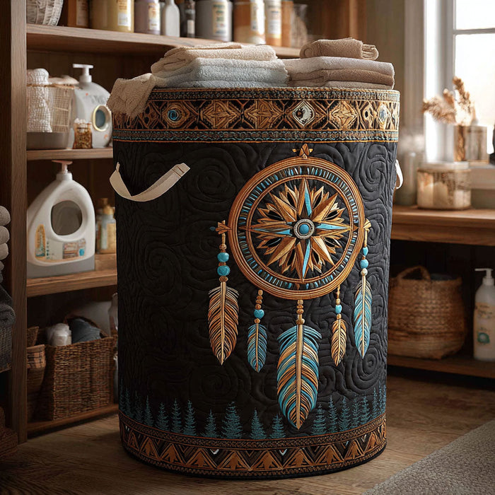 Canasto de ropa acolchado — Sueños Sagrados