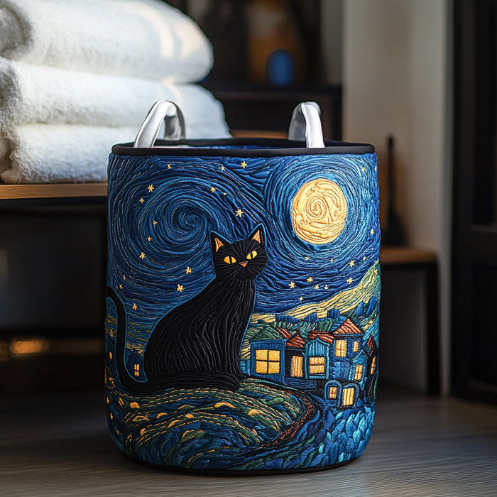 Canasto de ropa acolchado — Patitas bajo las Estrellas