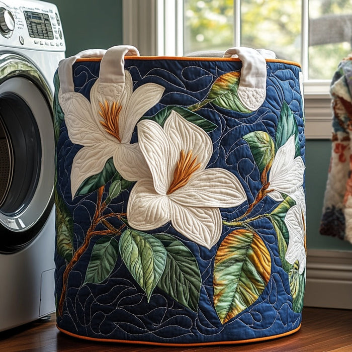Canasto de ropa acolchado — Magnolia Dulce