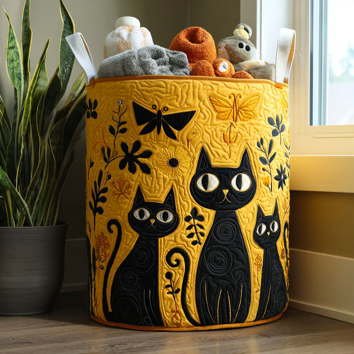 Canasto de ropa acolchado — La Banda de Gatos