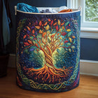 Canasto de ropa acolchado — Árbol de la Vida