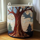 Canasto de ropa acolchado — Árbol de la Vida II