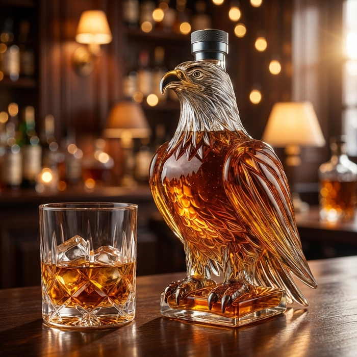 Botella de whisky — Edición Águila