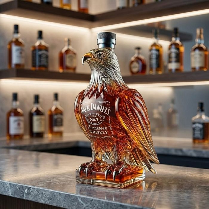 Botella de whisky — Edición Águila