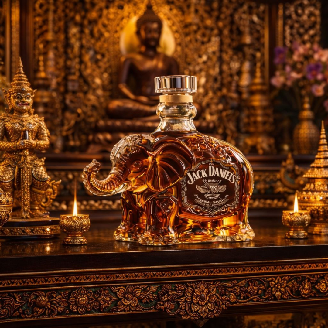 Botella de whisky — Edición Elefante