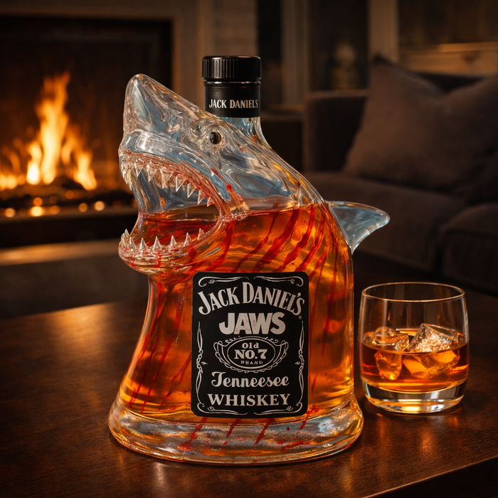 Botella de whisky — Edición Tiburón